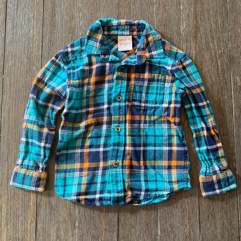4/$20 Jumping Beans Flannel Shirt